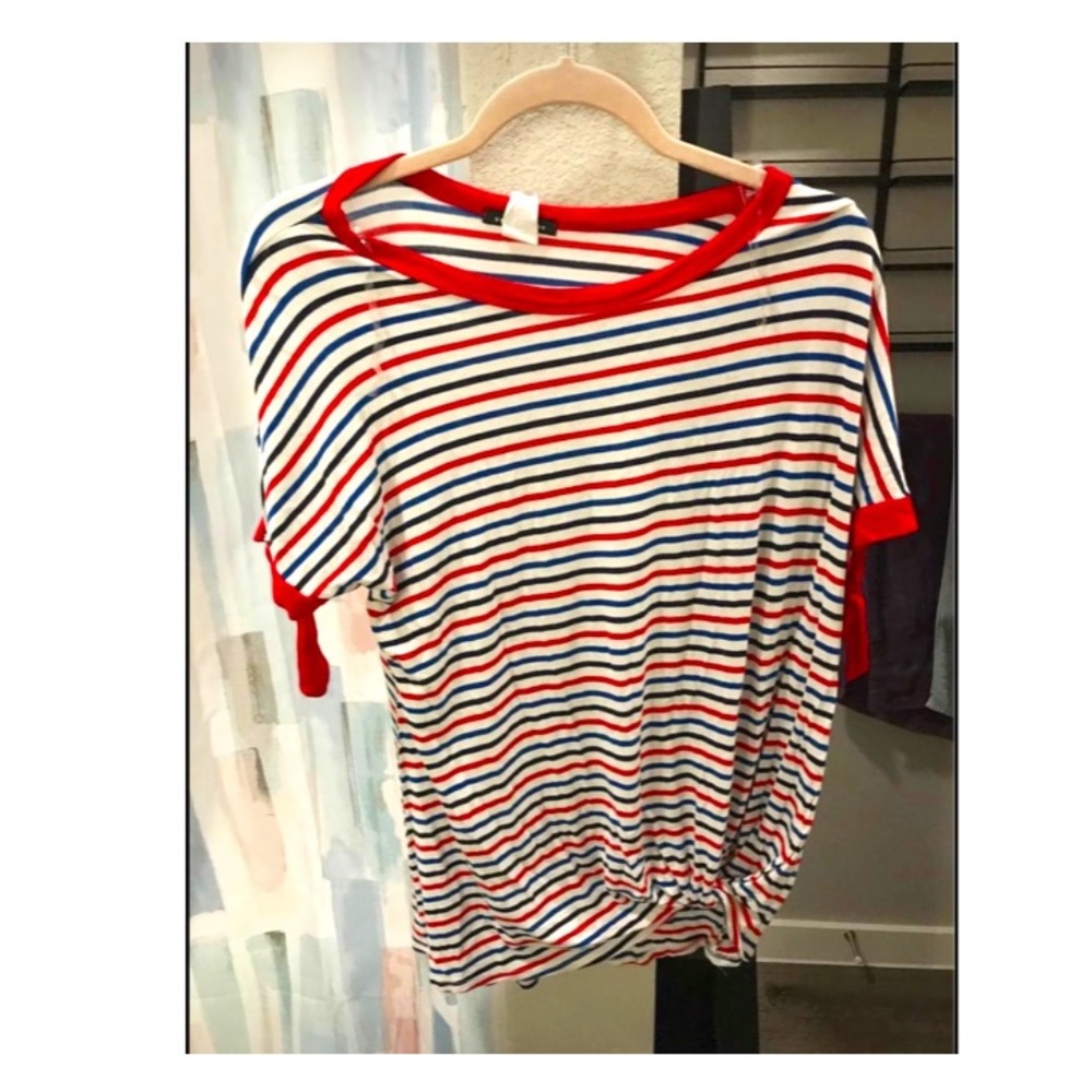 Sweet Claire Stripped Top- Size: Large
